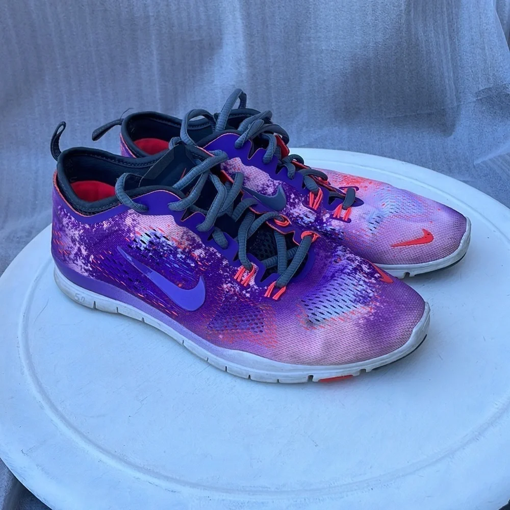Nike Free 5.0 TR Fit 4 Galaxy Shoe Sneakers Size 7.5 Multicolor